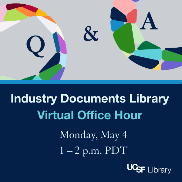 ucsf tobacco documents Industry Documents Library - Tobacco Industry